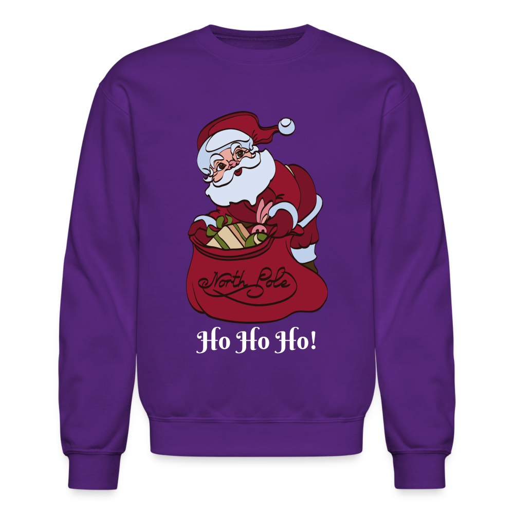 Crewneck Sweatshirt "Ho Ho Ho!" - purple