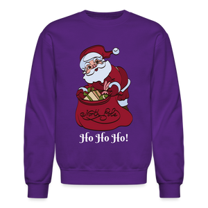 Crewneck Sweatshirt "Ho Ho Ho!" - purple