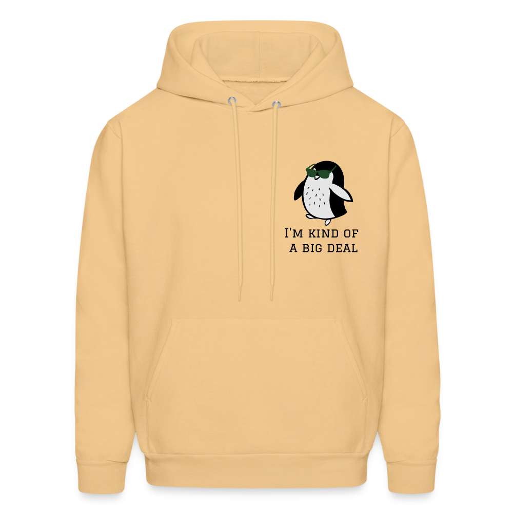 "I'm Kind of a Big Deal" - Men's Hoodie - light gold 
