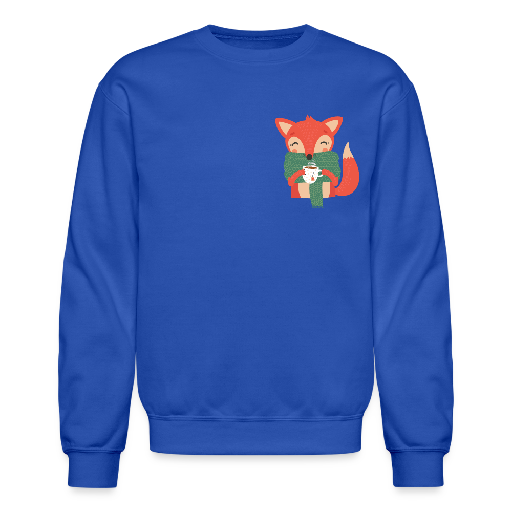 Crewneck Sweatshirt "Cozy time" - royal blue