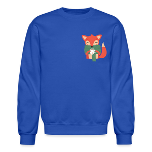 Crewneck Sweatshirt "Cozy time" - royal blue