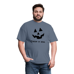 Unisex Classic T-Shirt "Jack-o'-lantern" 🎃 - denim