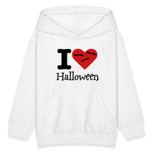 Kids' Hoodie "I Love Halloween" - white