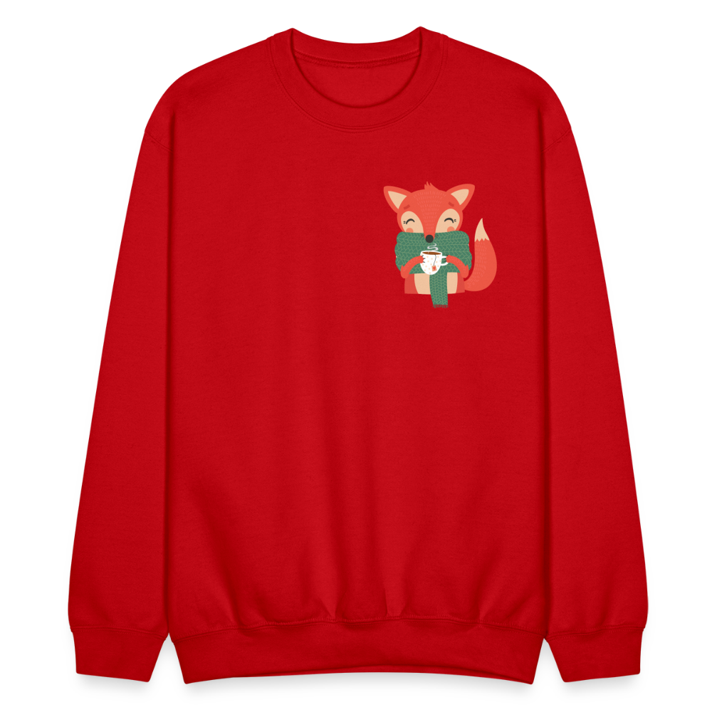 Crewneck Sweatshirt "Cozy time" - red