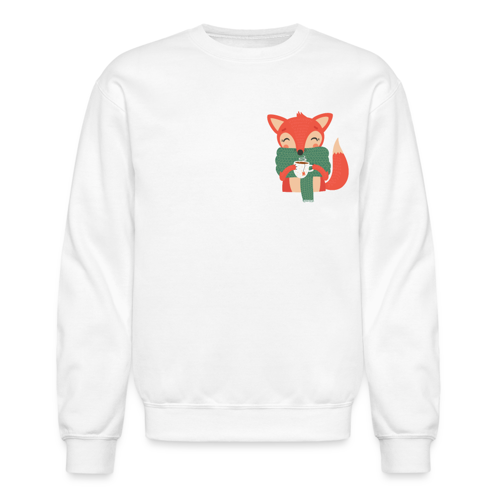 Crewneck Sweatshirt "Cozy time" - white