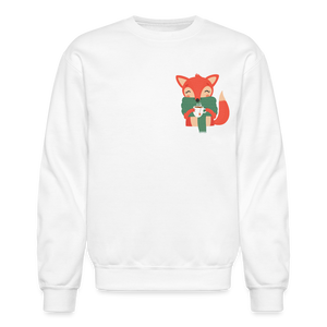 Crewneck Sweatshirt "Cozy time" - white