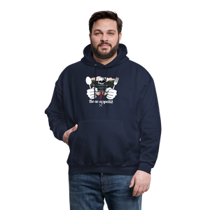 Men's Hanes Hoodie "Bone appétit" - navy