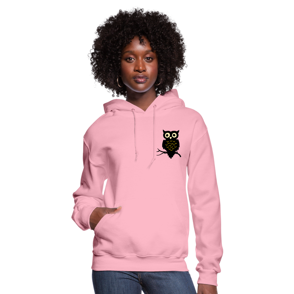 Women's Hoodie "Cute Owl" - classic pink