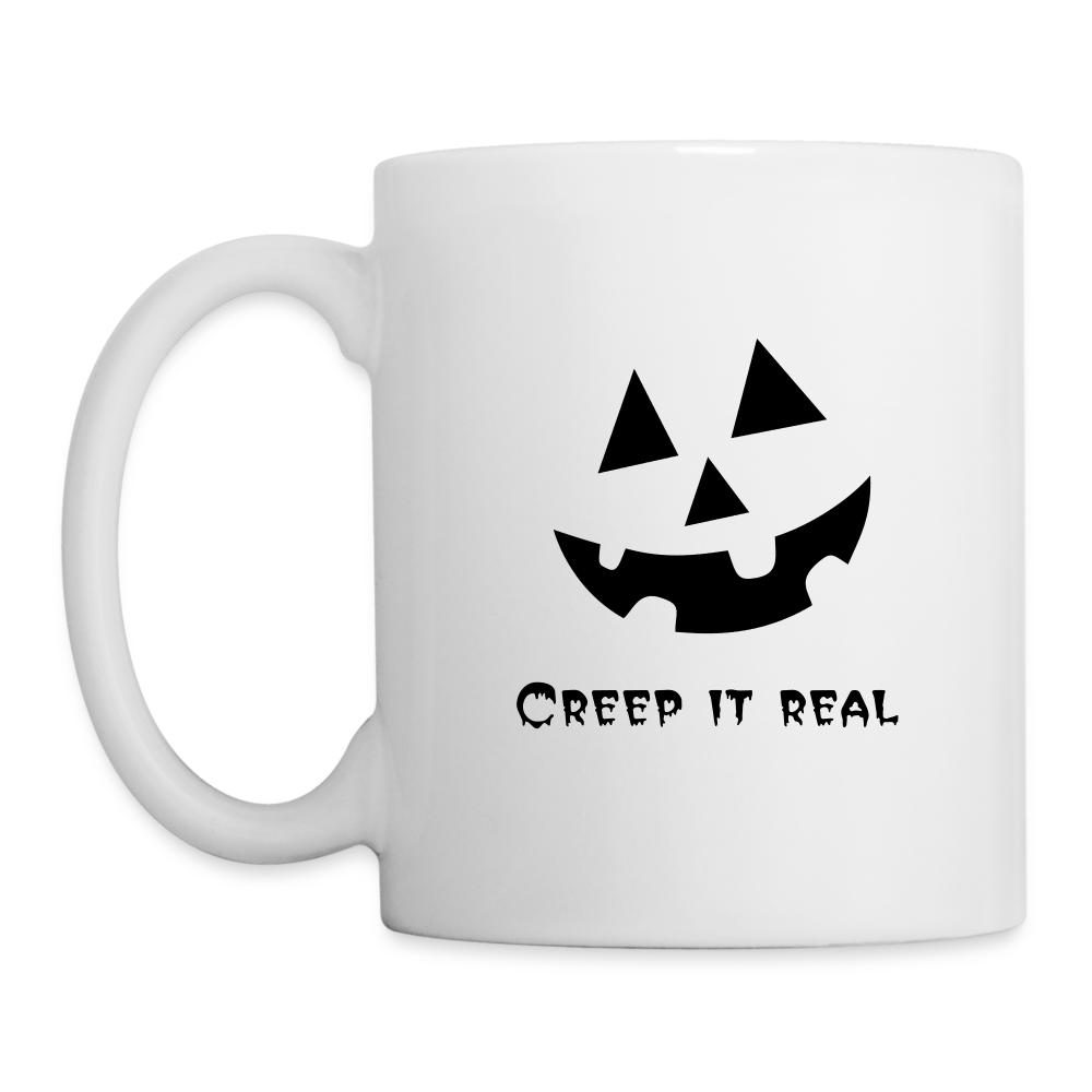 Coffee/Tea Mug "Jack-o'-lantern" 🎃 - white