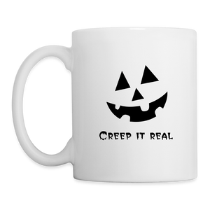 Coffee/Tea Mug "Jack-o'-lantern" 🎃 - white