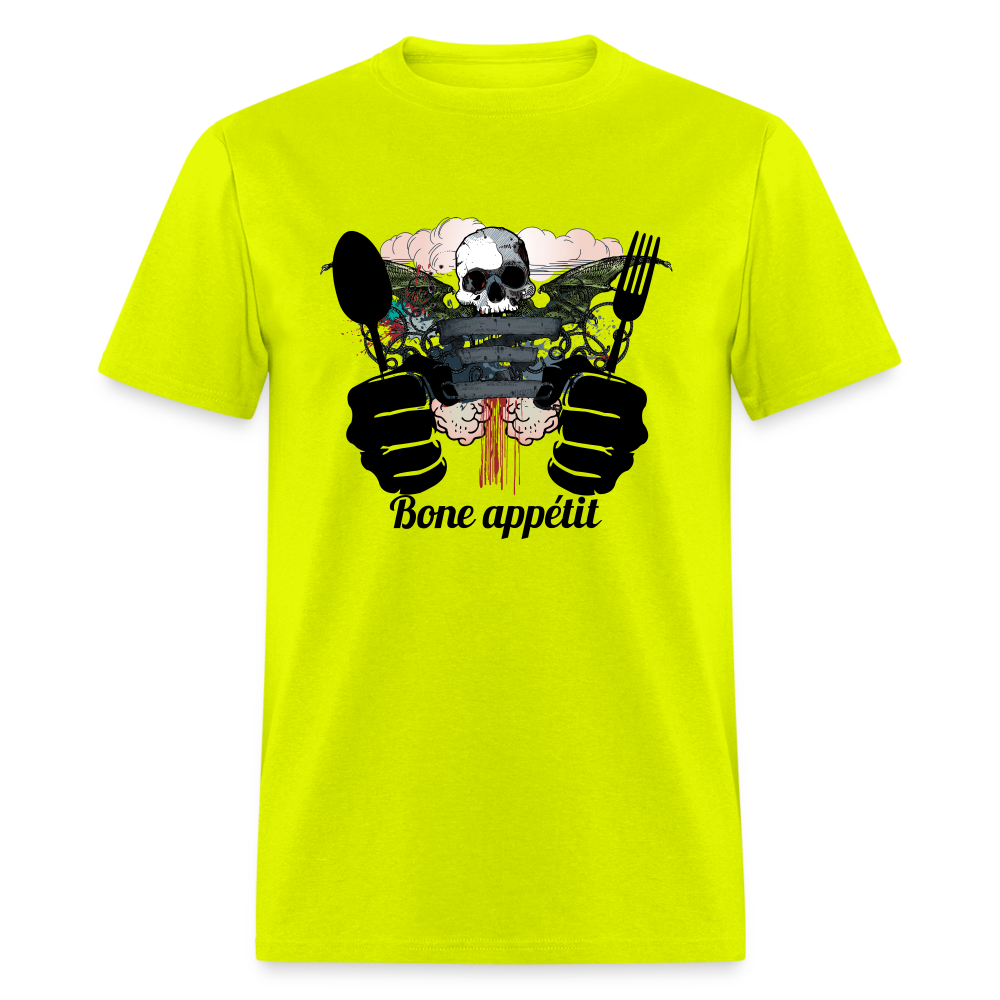 Unisex Classic T-Shirt "Bone appétit" - safety green