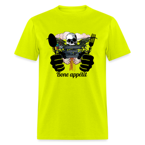 Unisex Classic T-Shirt "Bone appétit" - safety green