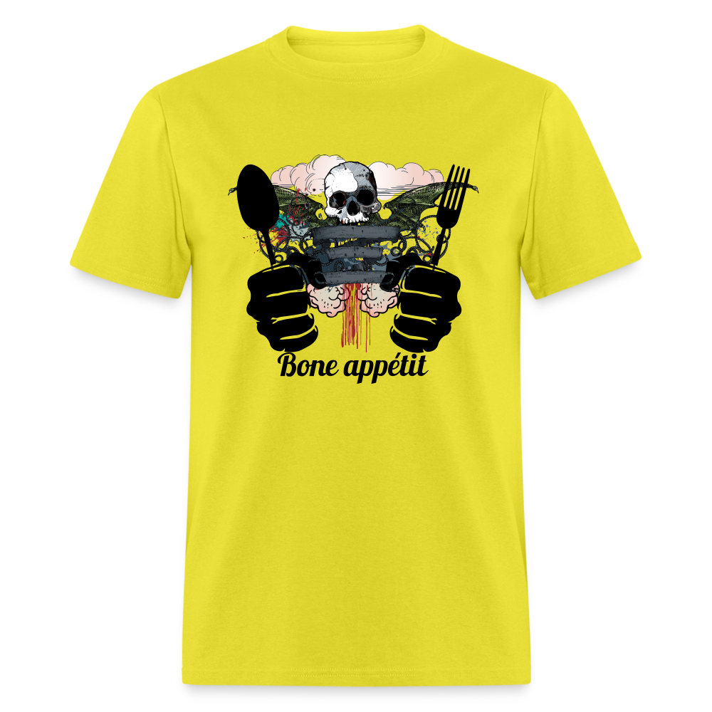 Unisex Classic T-Shirt "Bone appétit" - yellow