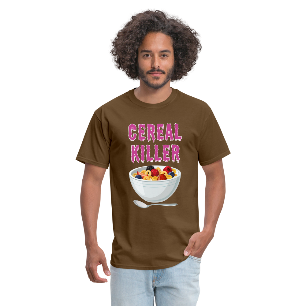 Unisex Classic T-Shirt "Cereal Killer" - brown