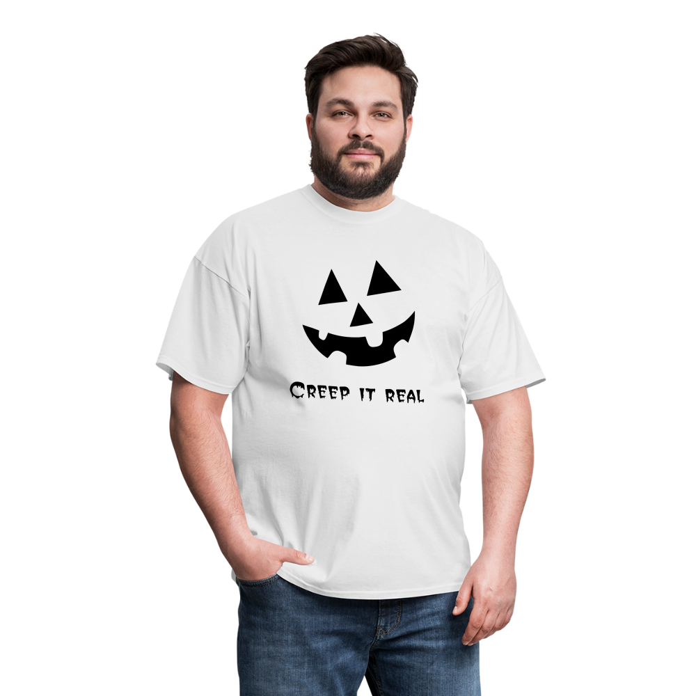 Unisex Classic T-Shirt "Jack-o'-lantern" 🎃 - white