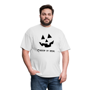 Unisex Classic T-Shirt "Jack-o'-lantern" 🎃 - white