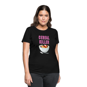 Women's T-Shirt "Cereal Killer" - black