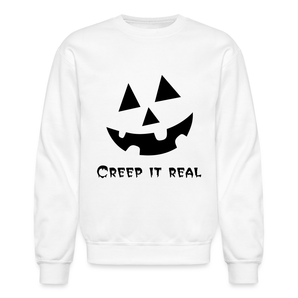 Crewneck Sweatshirt "Jack-o'-lantern" 🎃 - white