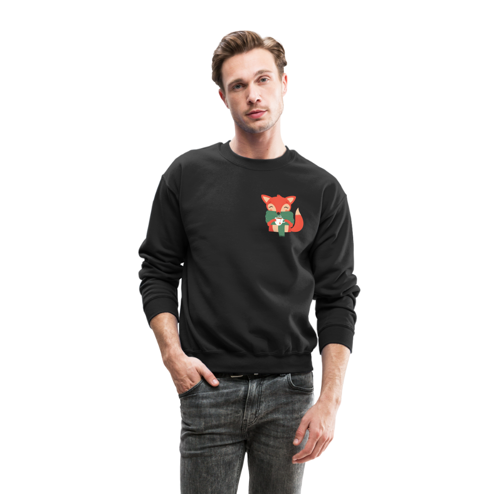 Crewneck Sweatshirt "Cozy time" - black