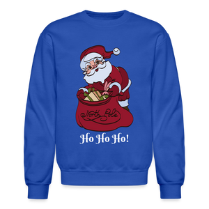 Crewneck Sweatshirt "Ho Ho Ho!" - royal blue