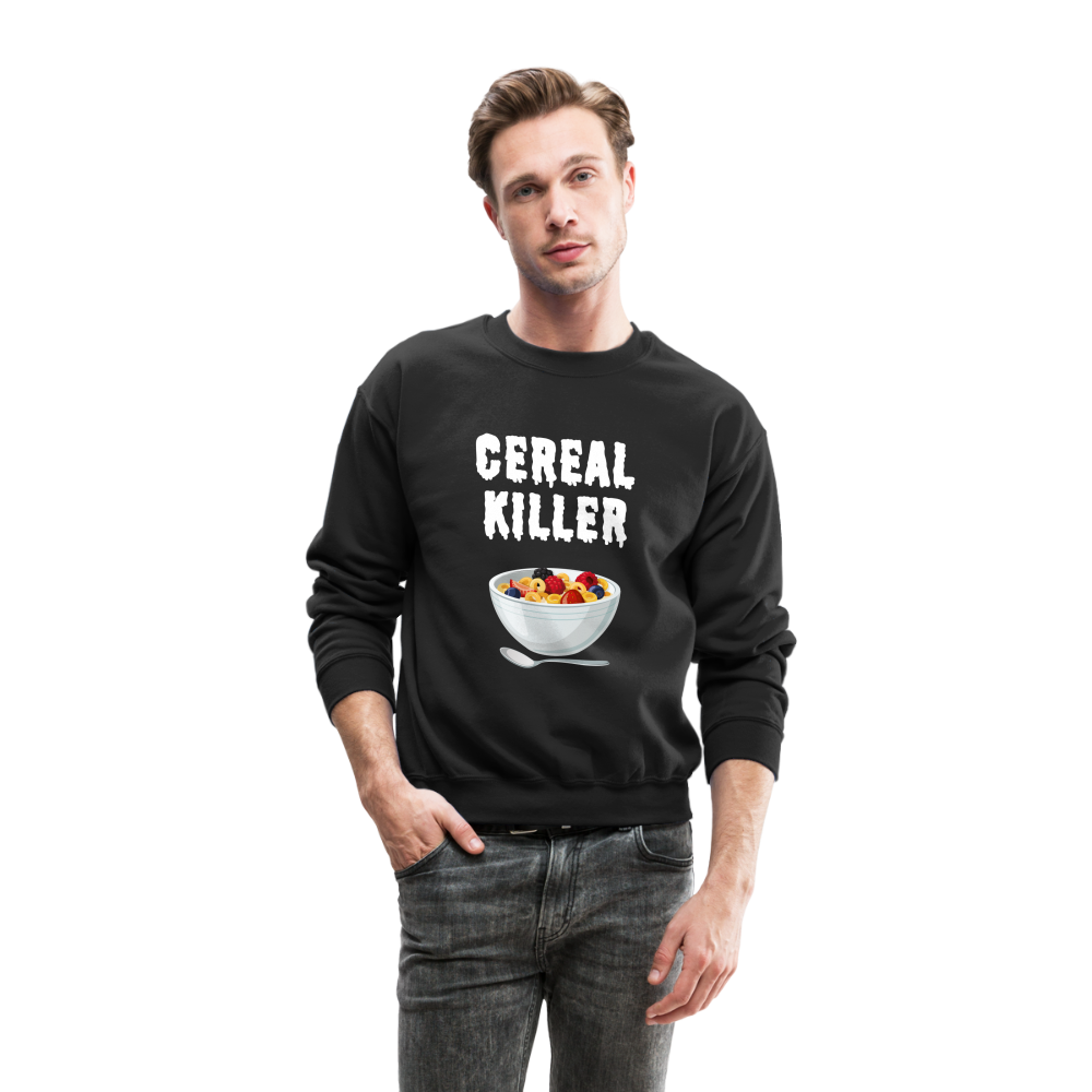 Crewneck Sweatshirt "Cereal Killer" - black