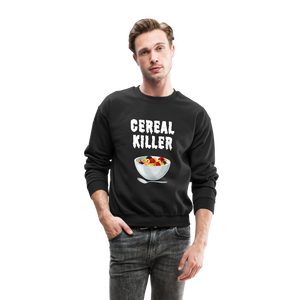 Crewneck Sweatshirt "Cereal Killer" - black