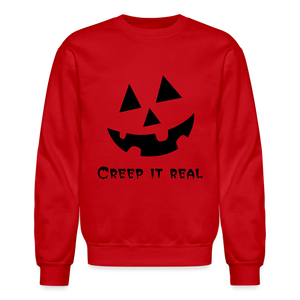 Crewneck Sweatshirt "Jack-o'-lantern" 🎃 - red