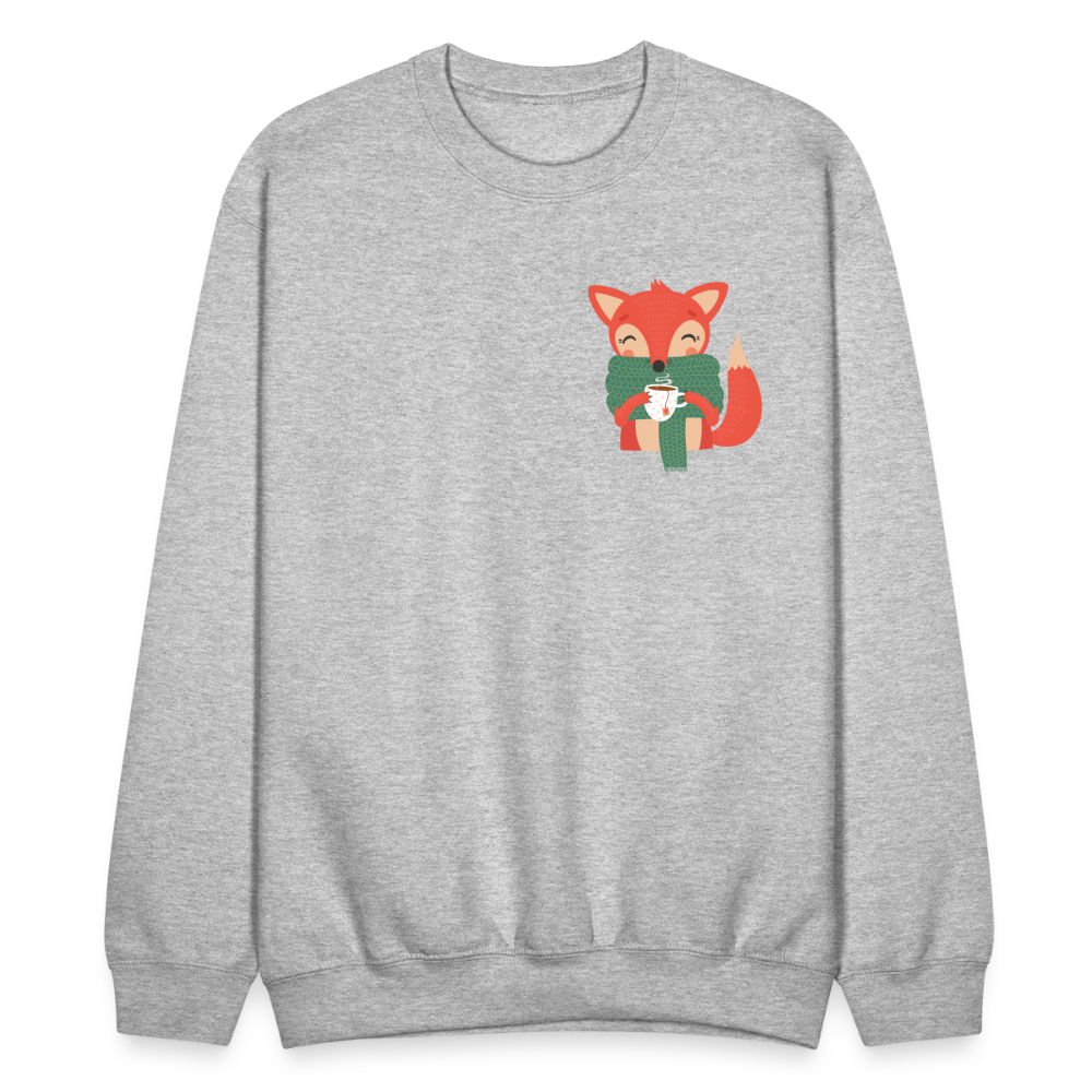 Crewneck Sweatshirt "Cozy time" - heather gray