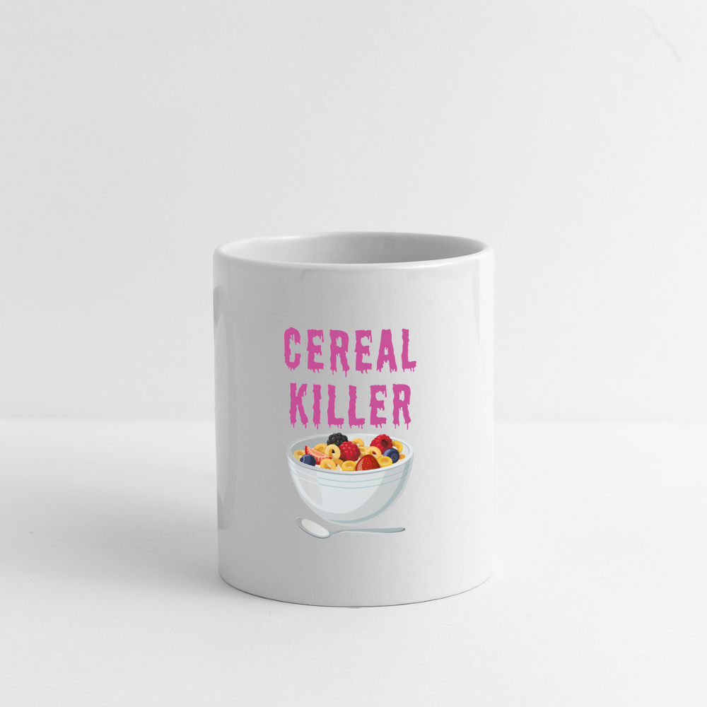 Coffee/Tea Mug "Cereal Killer" - white