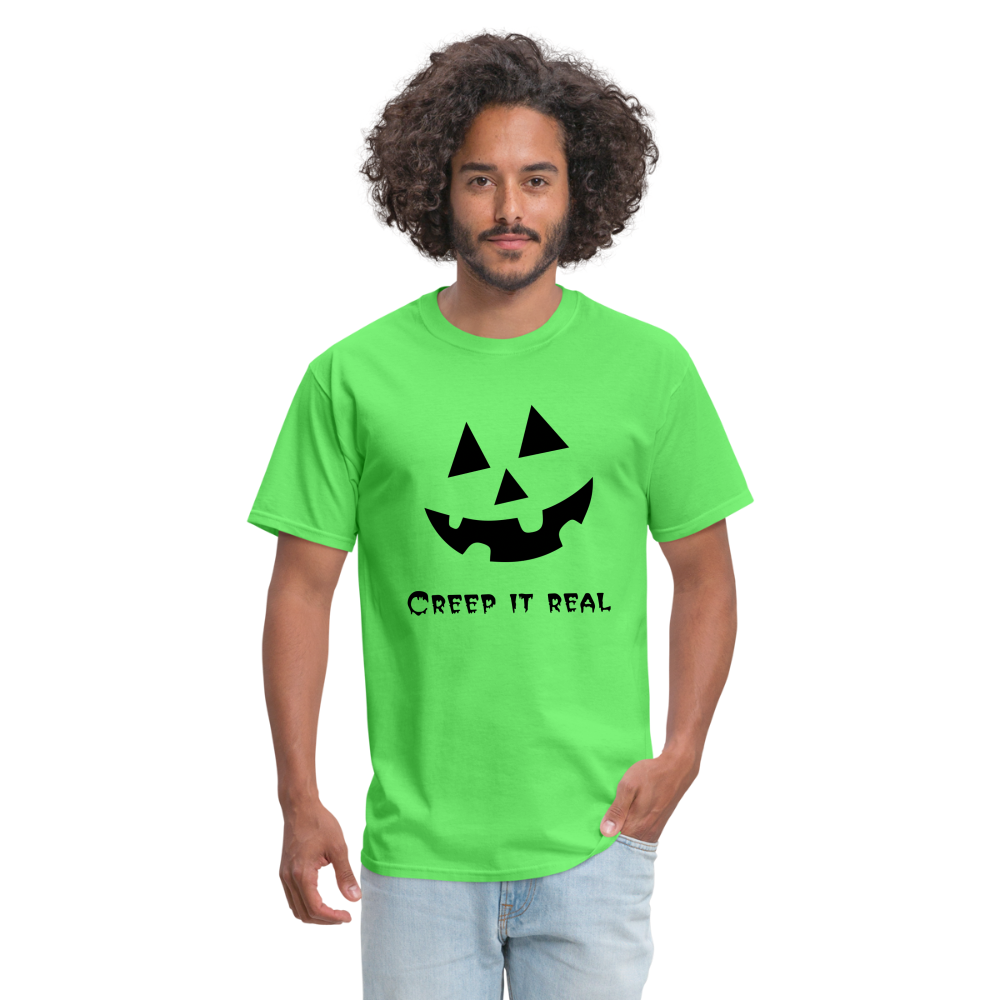 Unisex Classic T-Shirt "Jack-o'-lantern" 🎃 - kiwi