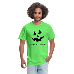 Unisex Classic T-Shirt "Jack-o'-lantern" 🎃 - kiwi