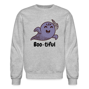 Crewneck Sweatshirt "Boo-tiful" - heather gray