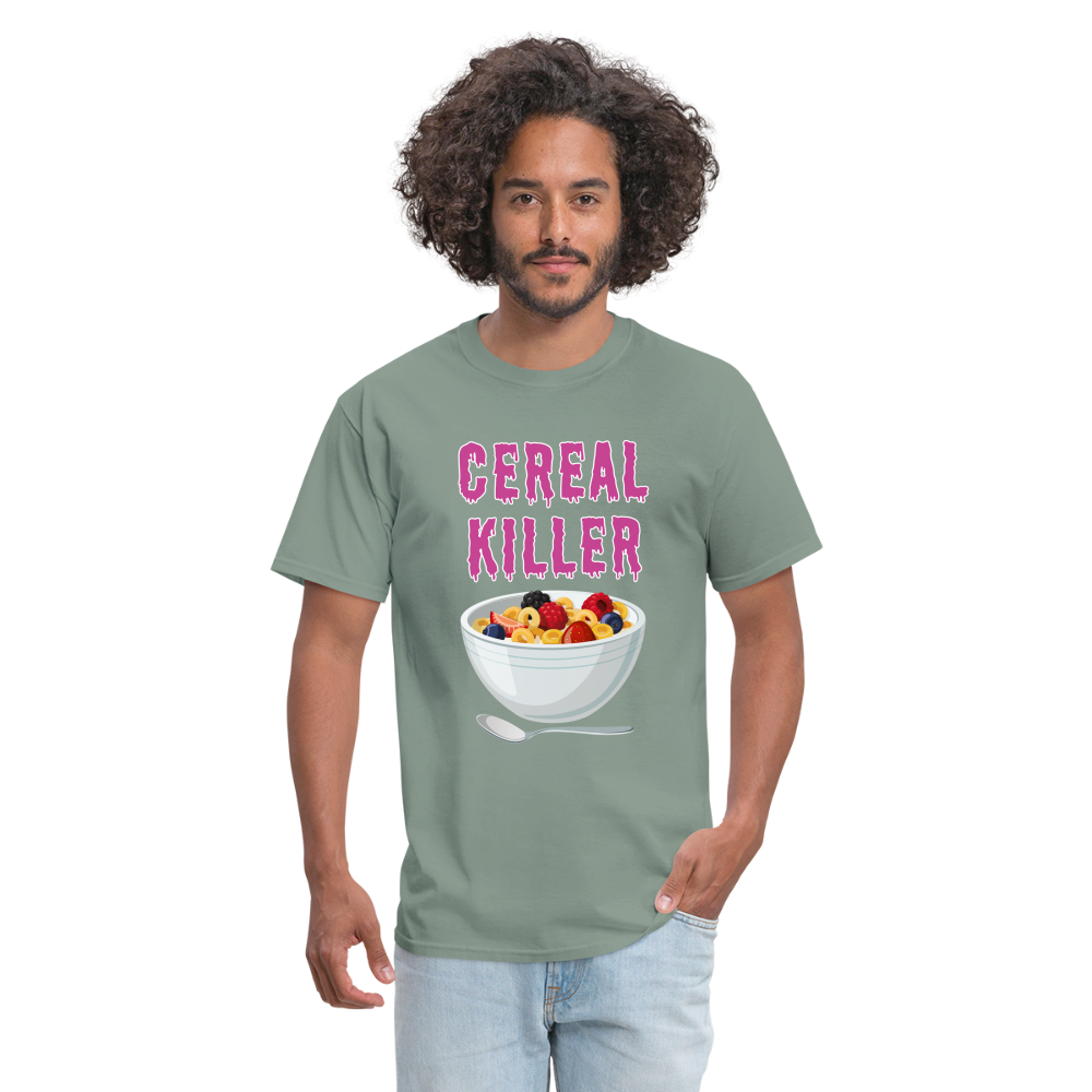 Unisex Classic T-Shirt "Cereal Killer" - sage