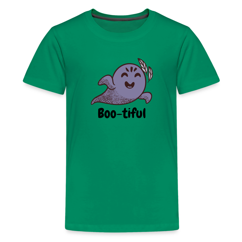 Kids' Premium T-Shirt "Boo-tiful" - kelly green