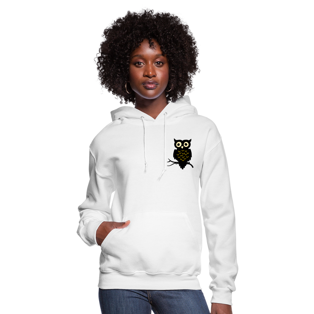 Women's Hoodie "Cute Owl" - white