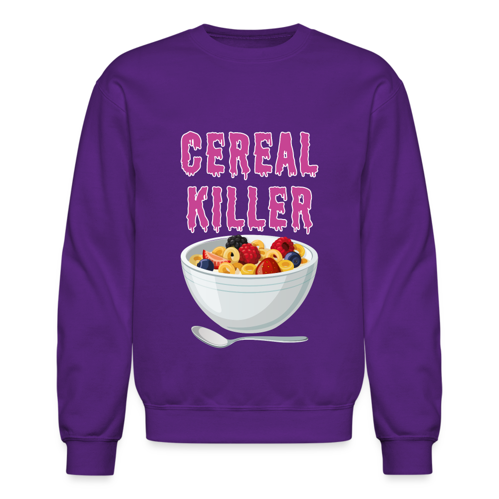 Crewneck Sweatshirt "Cereal Killer" - purple