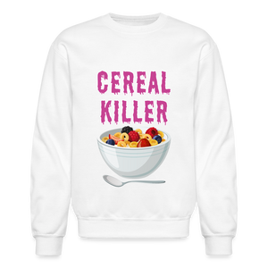 Crewneck Sweatshirt "Cereal Killer" - white