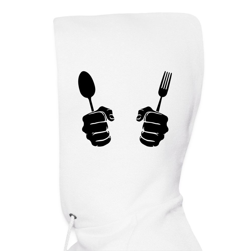 Men's Hanes Hoodie "Bone appétit" - white