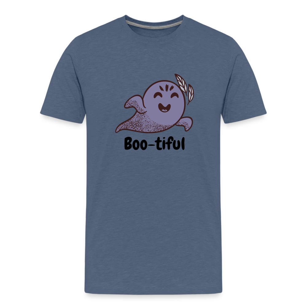 Kids' Premium T-Shirt "Boo-tiful" - heather blue