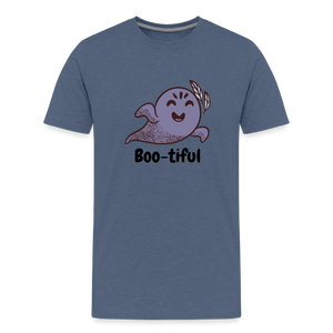 Kids' Premium T-Shirt "Boo-tiful" - heather blue