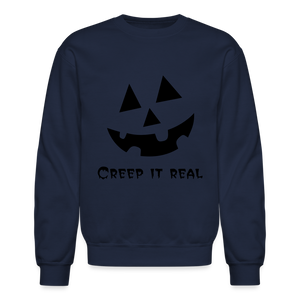 Crewneck Sweatshirt "Jack-o'-lantern" 🎃 - navy