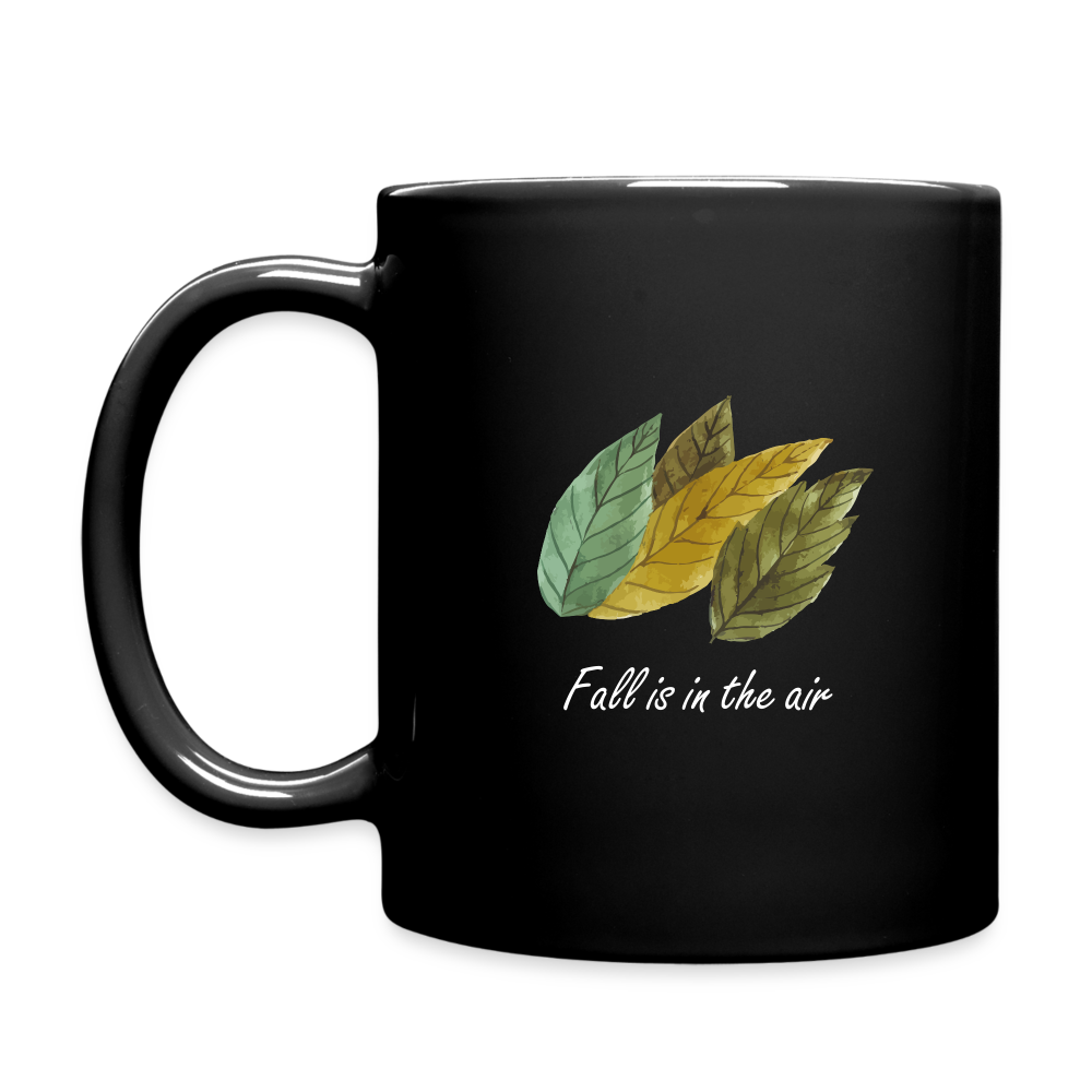 Full Color Mug "Fall is in the air" - black