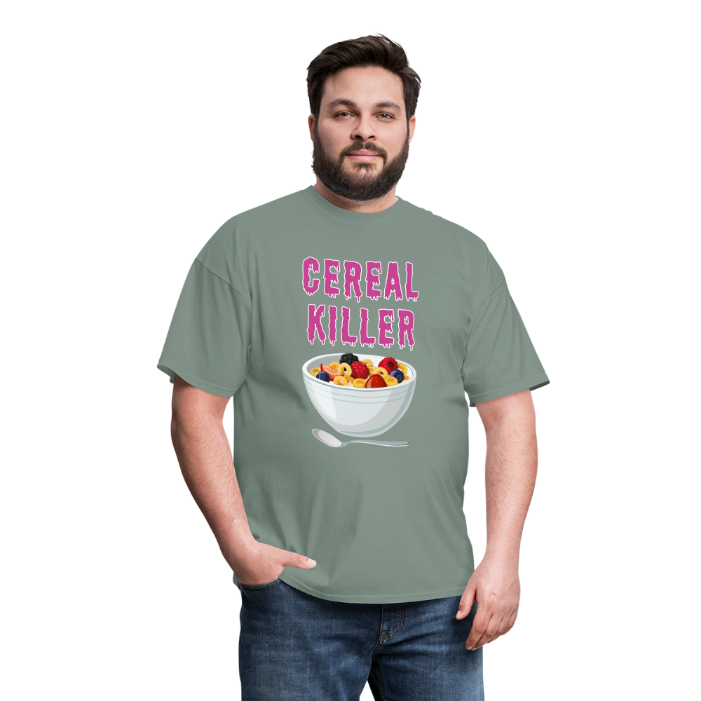 Unisex Classic T-Shirt "Cereal Killer" - sage