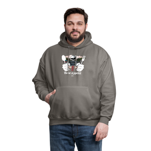 Men's Hanes Hoodie "Bone appétit" - asphalt gray