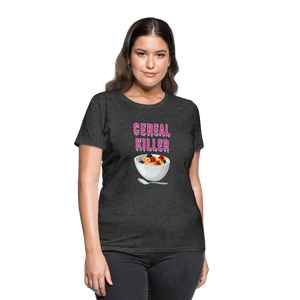 Women's T-Shirt "Cereal Killer" - heather black