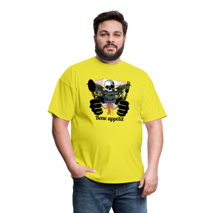 Unisex Classic T-Shirt "Bone appétit" - yellow