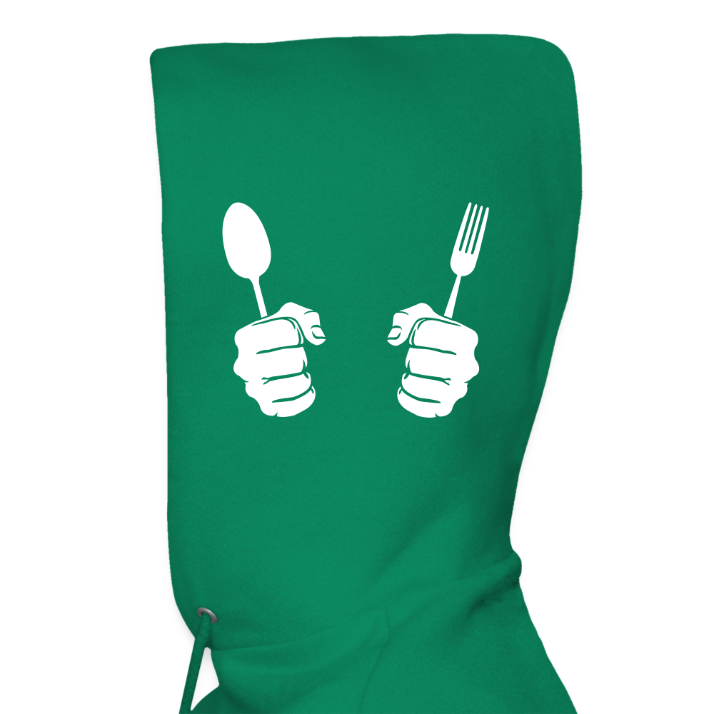 Men's Hanes Hoodie "Bone appétit" - kelly green