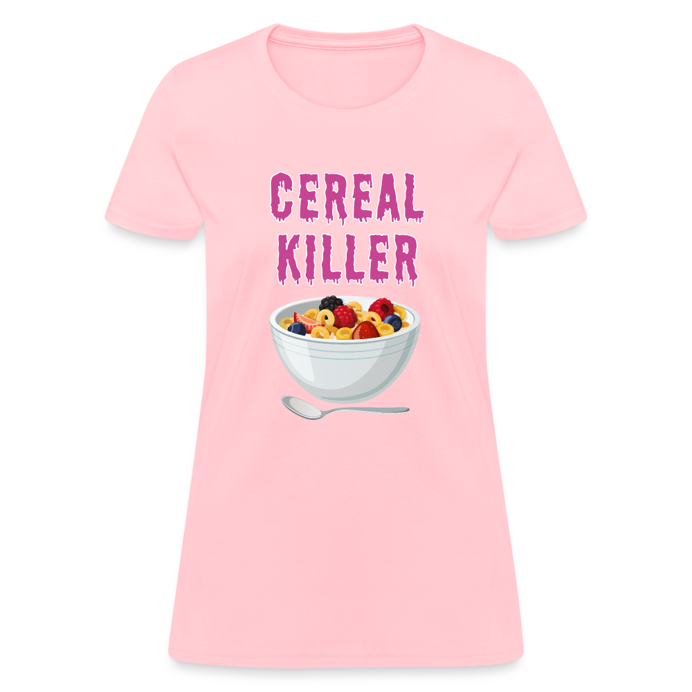 Women's T-Shirt "Cereal Killer" - pink