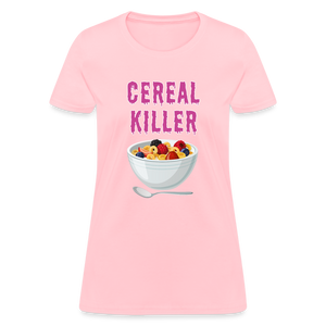 Women's T-Shirt "Cereal Killer" - pink