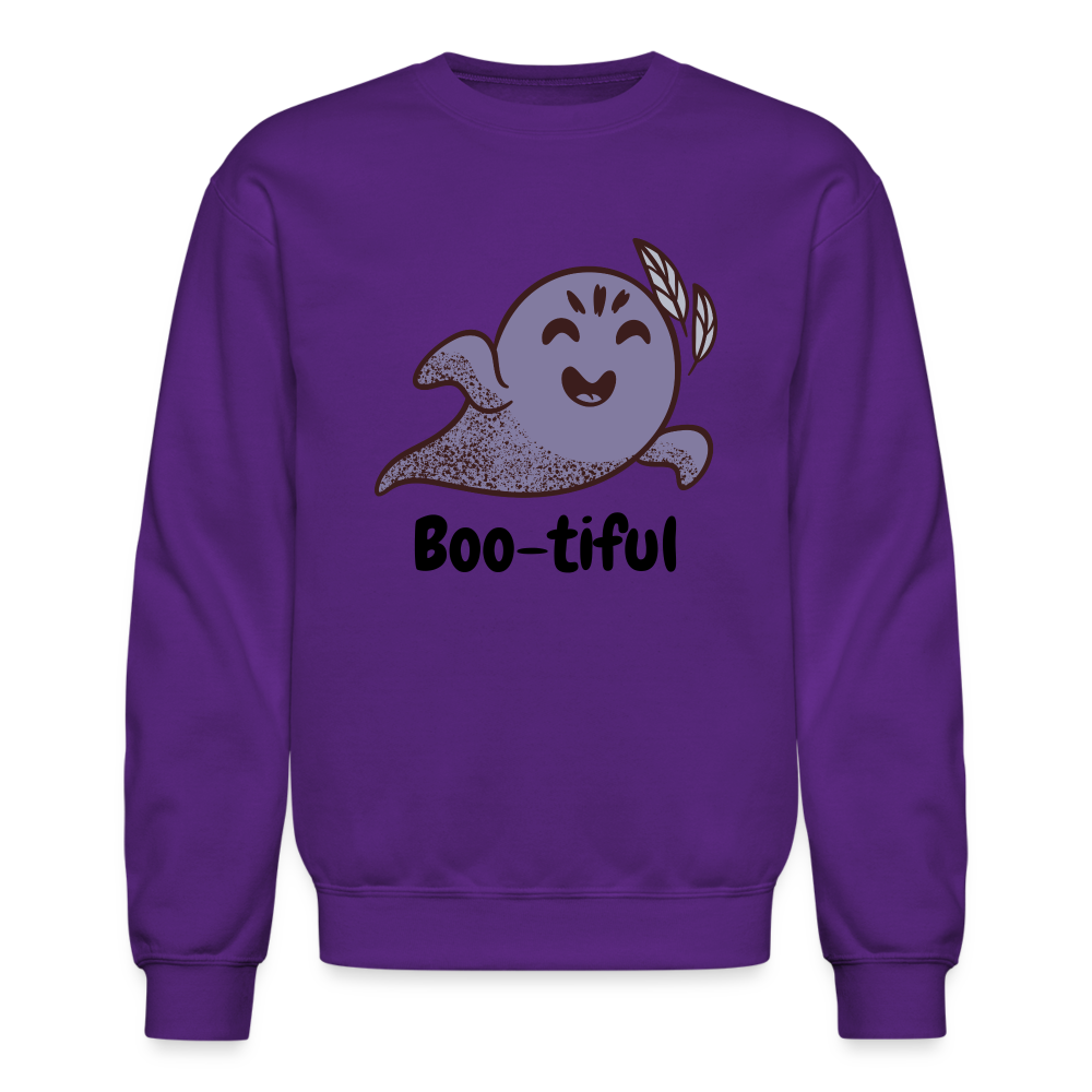 Crewneck Sweatshirt "Boo-tiful" - purple